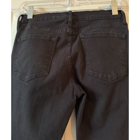 Frame Denim Le Skinny De Jeanne Jeans In Film nor Black Distressed Destroyed 27 - Picture 11 of 11